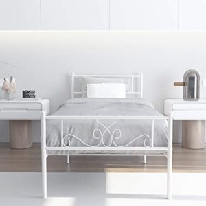 Weehom Boxspring-Free Steel Twin Kids’ Beds