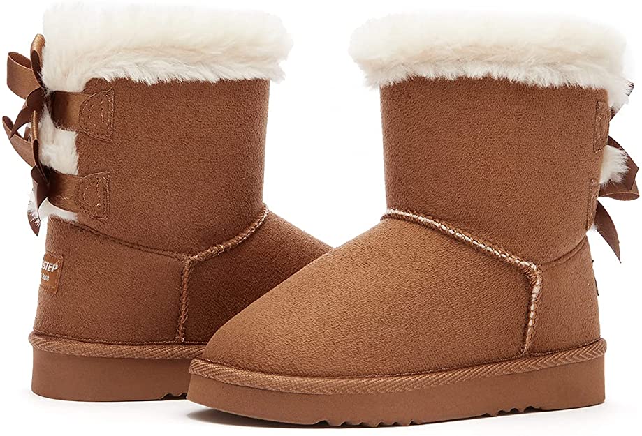 Weestep Faux Fur Water Resistant Toddler Girls’ Boots