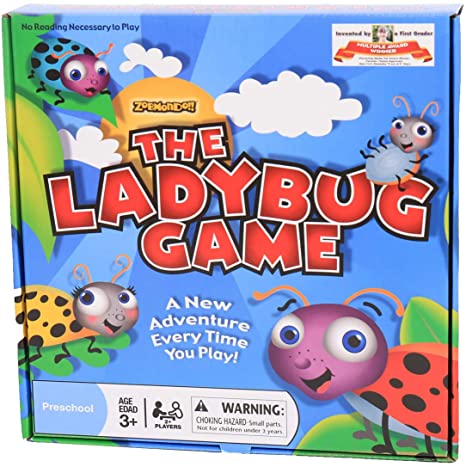 Zobmondo!! The Ladybug Learning Board Game For 5-Year-Olds