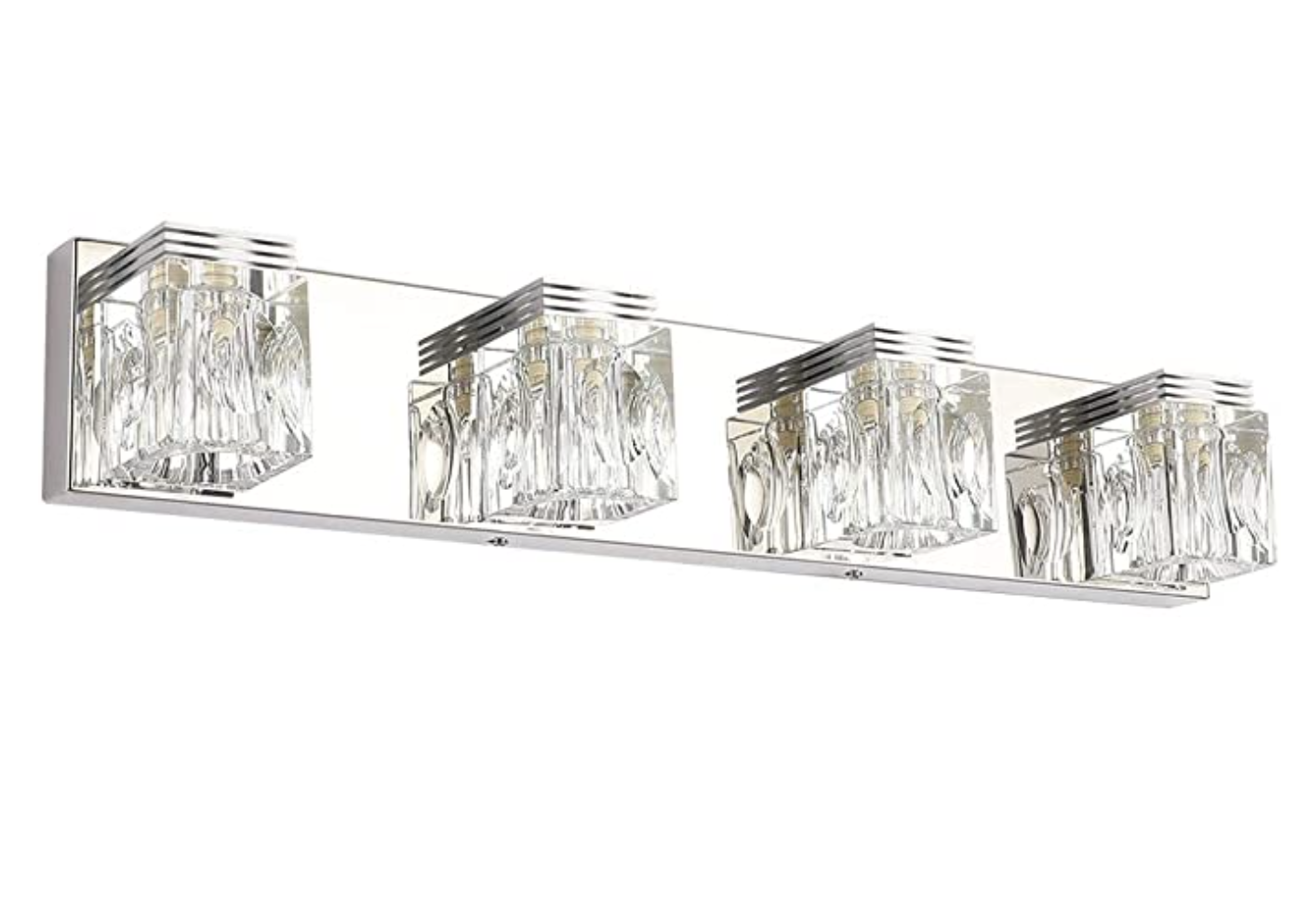 Ralbay Crystal Glass Vanity Fixture Indoor Wall Light