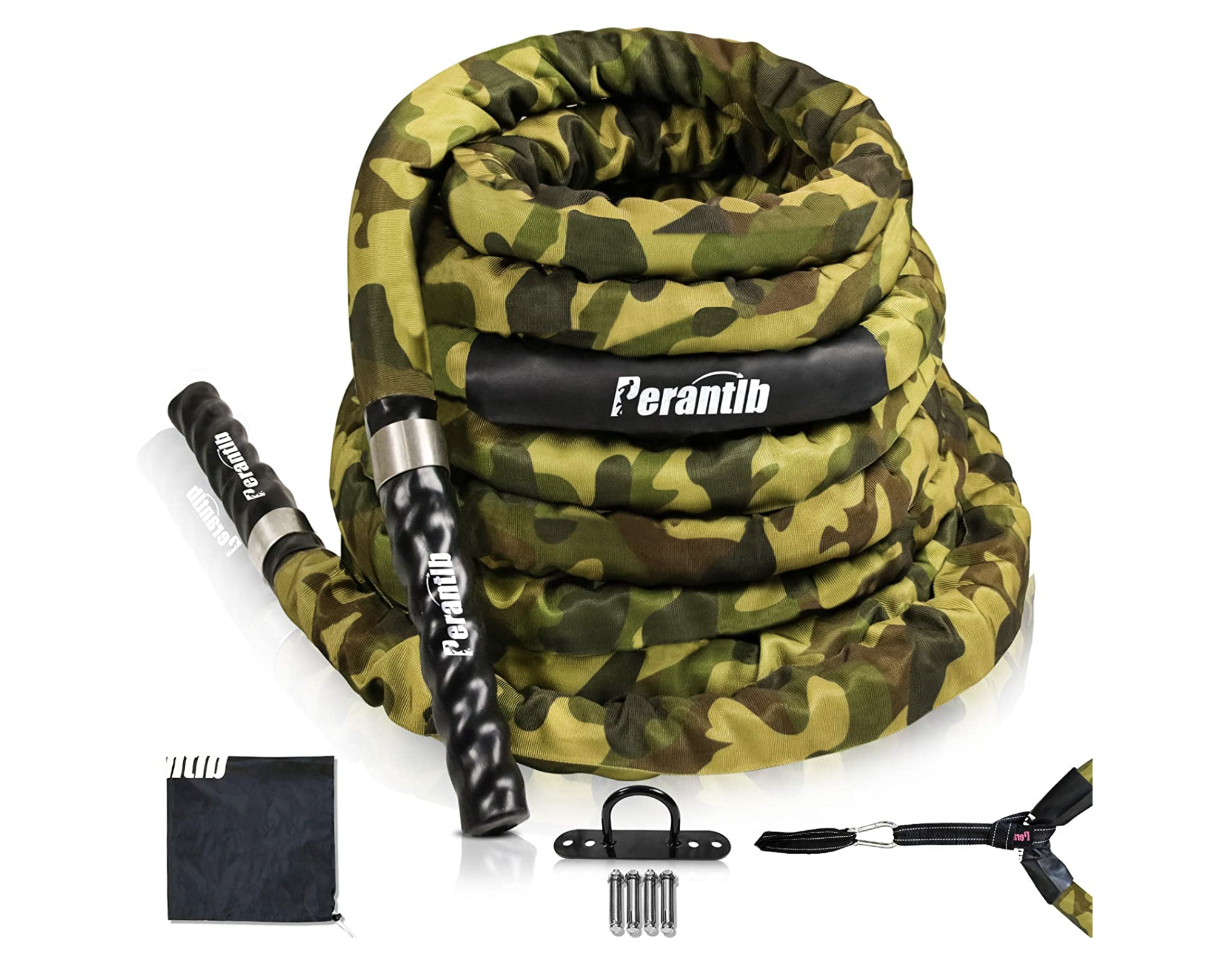 Perantlb Sleeve Protection & Anchor Kit Battle Ropes For Training