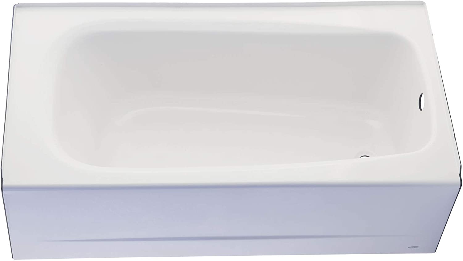 American Standard 2460002.020 Cambridge Left-Hand Drain Alcove Bathtub, 60-Inch