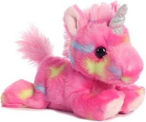 Aurora Plush Unicorn Stuffed Animal, 7-Inch