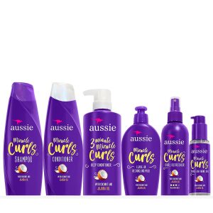 Aussie Miracle Curls Complete Regimen Curly Hair Products, 6-Pack