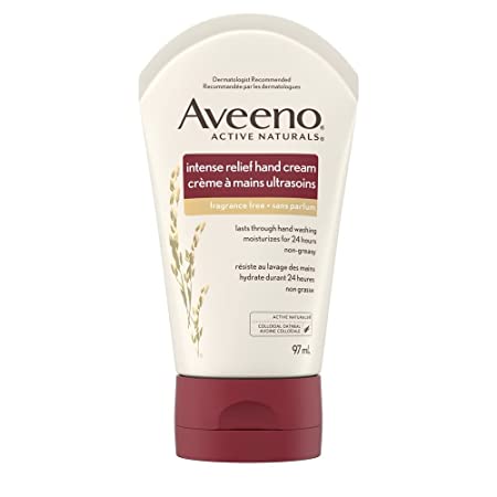 Aveeno 24 Hour Moisture Intense Relief Hand Cream, 3.5-Ounce