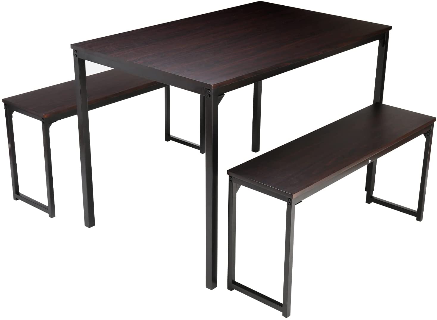 Bonzy Home Bench & Table Kitchen Dining Set, 3-Piece