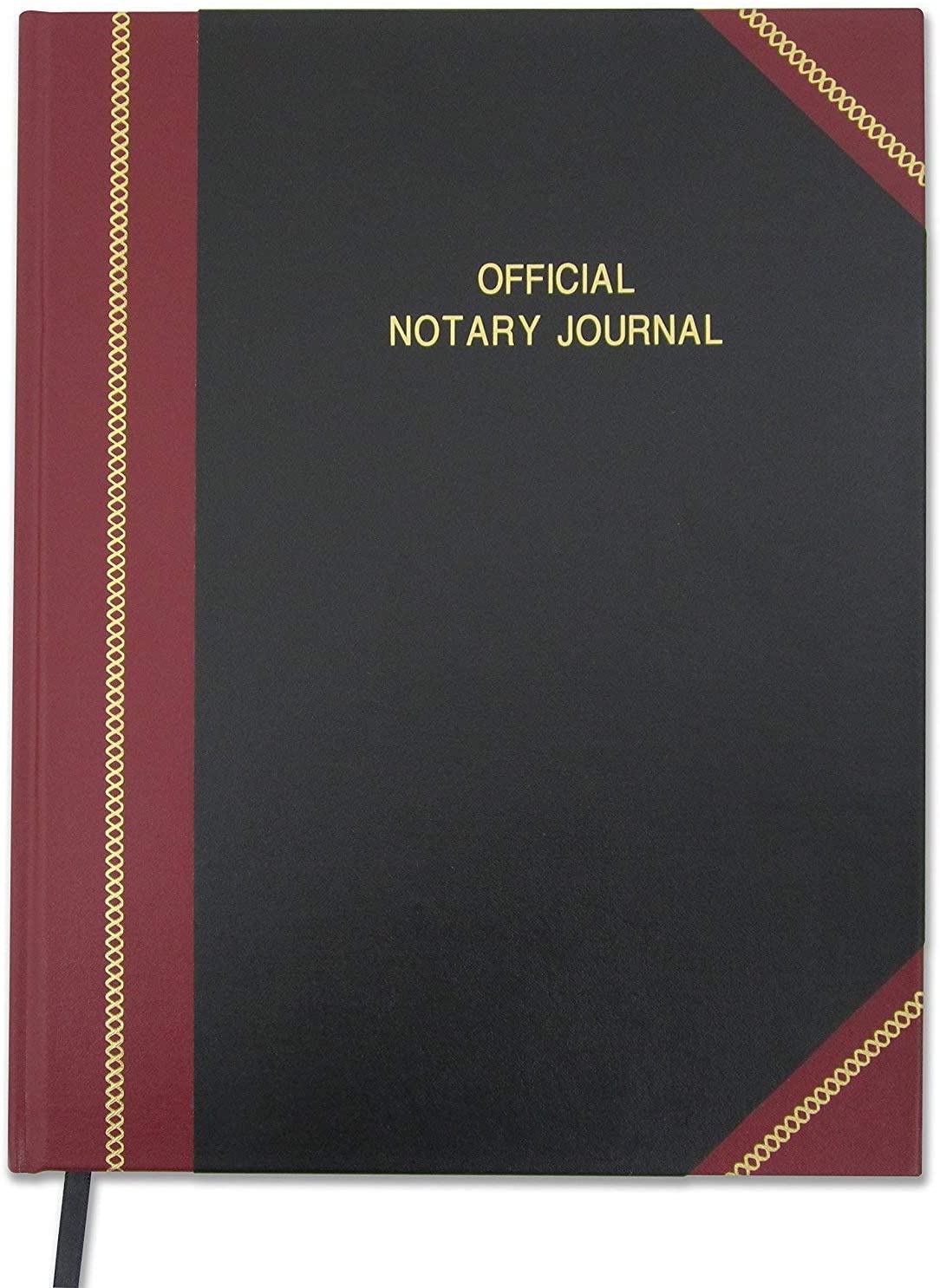 BookFactory Acid-Free Paper Hardbound Notary Public Record Book