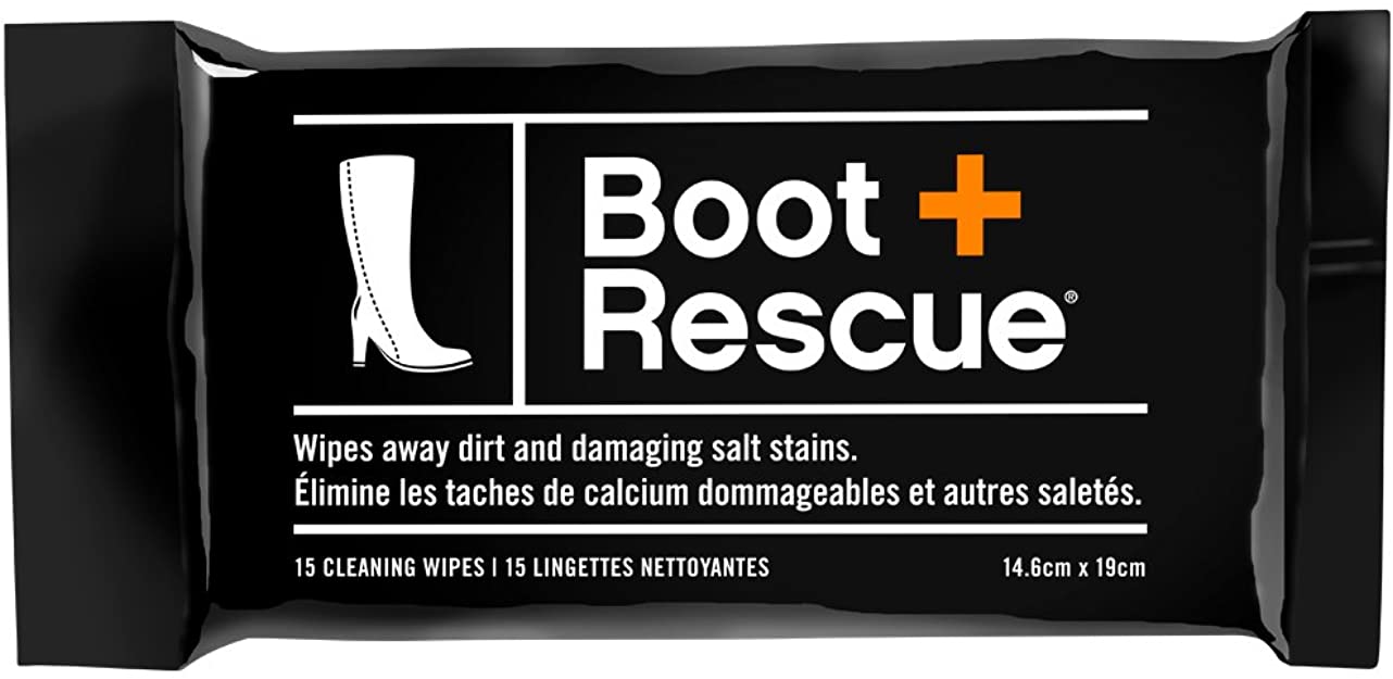 Boot Rescue Disposable Shoe Cleaner Wipes, 15-Pack