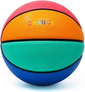 Chance Bright & Colorful Rubber Basketball for Women