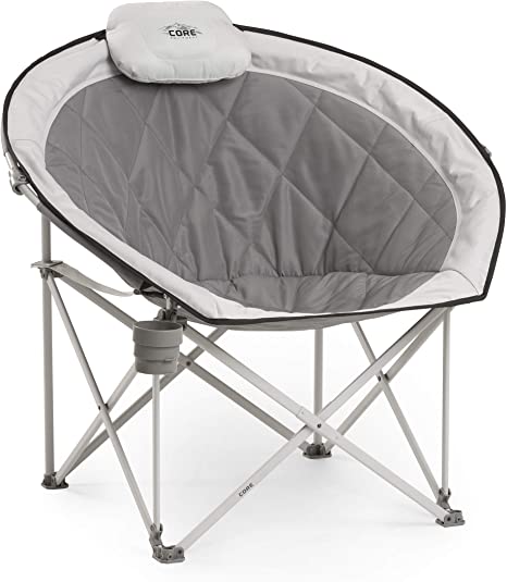 Core Quilted Camping Papasan Chair