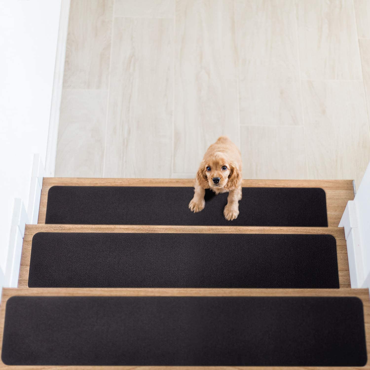 Delxo Safety Slip-Resistant Carpet Stair Tread Rug
