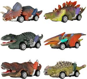 DINOBROS Dinosaur Roadsters Gift For 3-Year-Old Boys