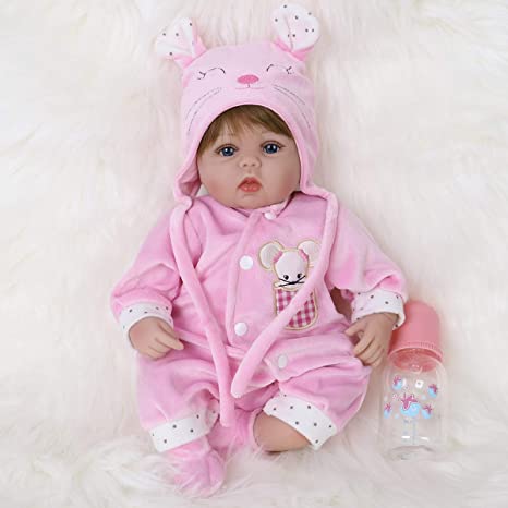 ENADOLL Handcrafted Baby Dolls For 5-Year-Old Girls, 16-Inch