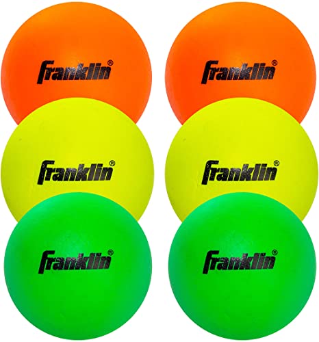 Franklin Sports Children’s Backyard Lacrosse Ball, 6-Pack