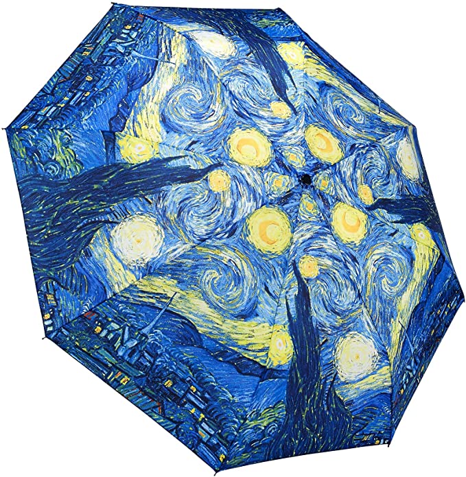 Galleria Enterprises Van Gogh Painting Mini Starry Night Umbrella