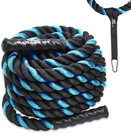 Garage Fit Easy-To-Store Great Grip Battle Ropes For Training