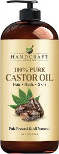 Handcraft Blends Pure Castor Hair Oil, 16-Ounce
