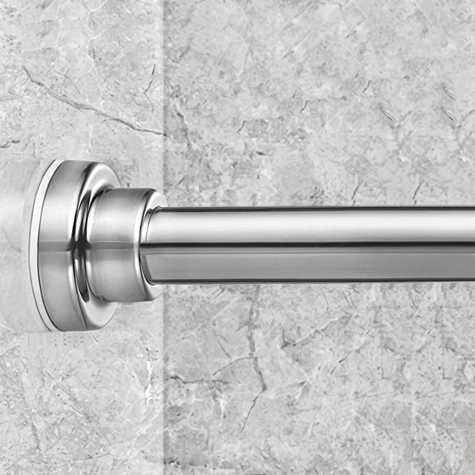 HBlife Anti-Rust Easy Install Shower Curtain Rod