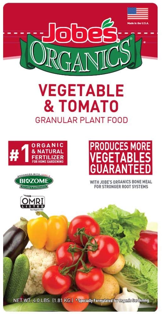 Jobe’s Organics Granular Vegetables & Tomato Garden Fertilizer
