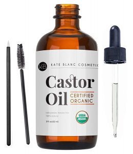 Kate Blanc Cosmetics Cold-Pressed Castor Hair Oil, 2-Ounce