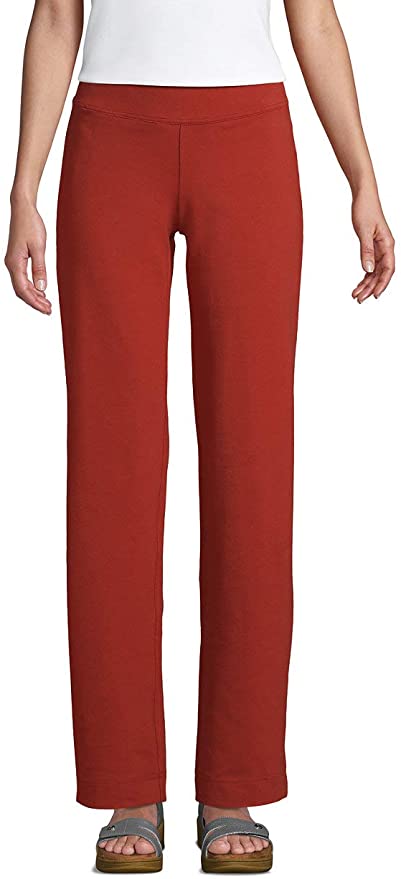 Lands’ End Starfish Straight Leg Mid Rise Women’s Red Pants