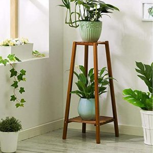 Magshion Waterproof Natural Bamboo Indoor Plant Stand