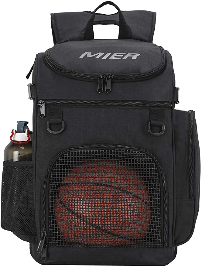 MIER Ball & Laptop Compartment Basketball Backpack Bag