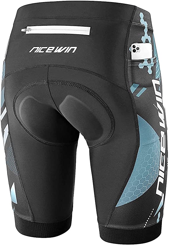 CHIC-CHIC Men’s 3D Cycling Bicycle Padded Underwear Shorts Anti-shock Cycling Underpants 