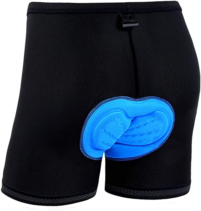 AKASO Mens Cycling Shorts 4D Padded Bicycle Underwear Bike Undershorts Lightweight Quick Dry Breathable Cycling Underwear with Pocket 