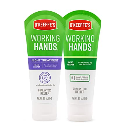 O’Keeffe’s Working Hands Unscented Day & Night Hand Cream, 2-Pack