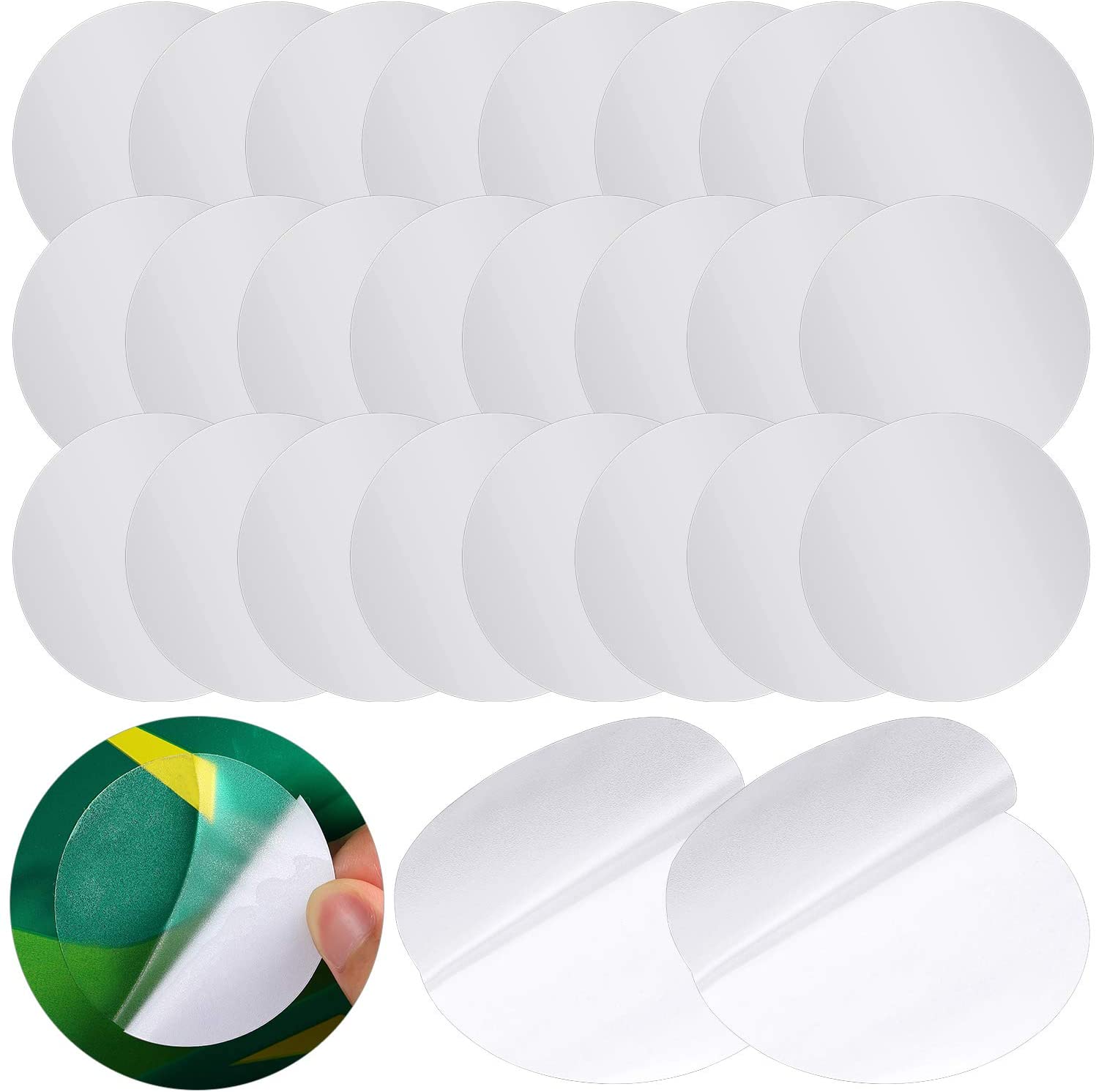 Outus PVC Adhesive Back Inflatables Patches, 30-Piece