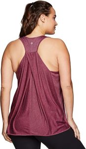 RBX Twisted Racerback Tank Top Plus-Size Workout Top For Women