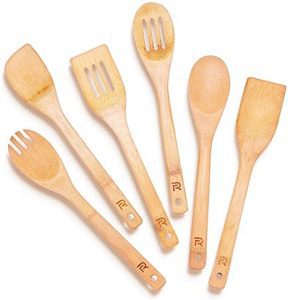 Riveira Organic Wooden Spoon & Spoon Set, 6-Piece