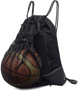 STAY GENT Detachable Ball Bag & Drawstring Basketball Backpack Bag