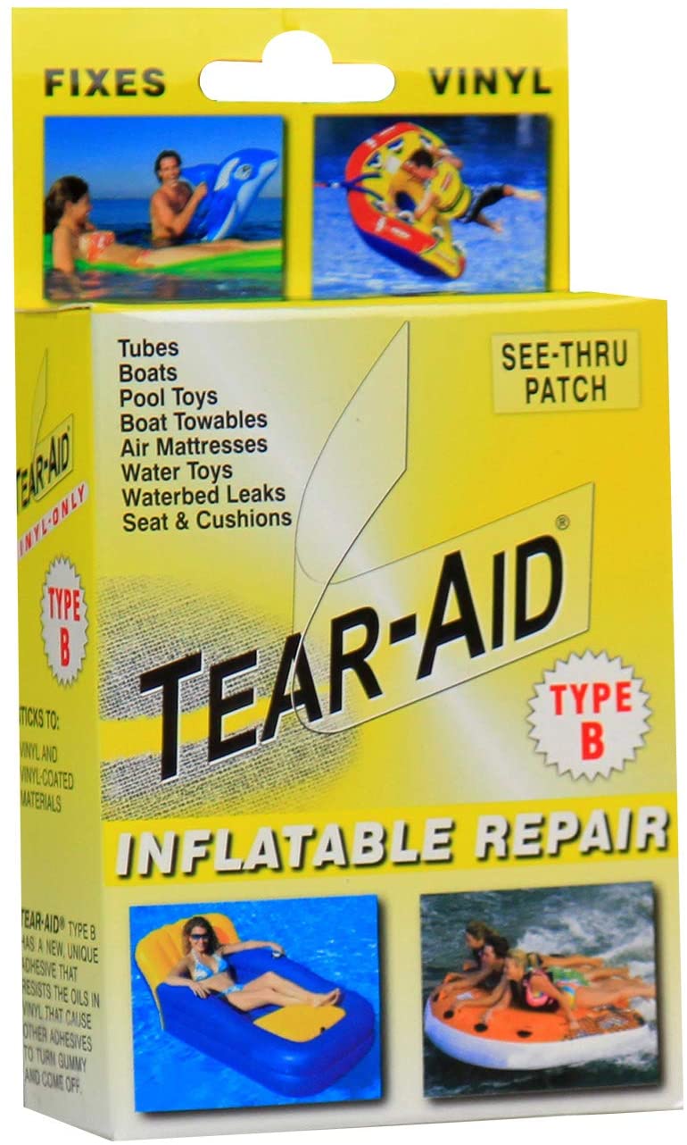 TEAR-AID Transparent UV Resistant Inflatables Patch Kit