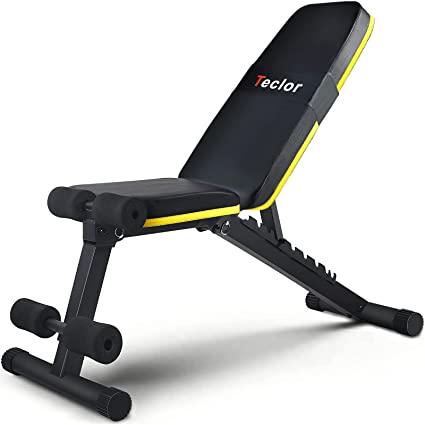 Teclor 10-Position Strength Training Adjustable Lifting Bench