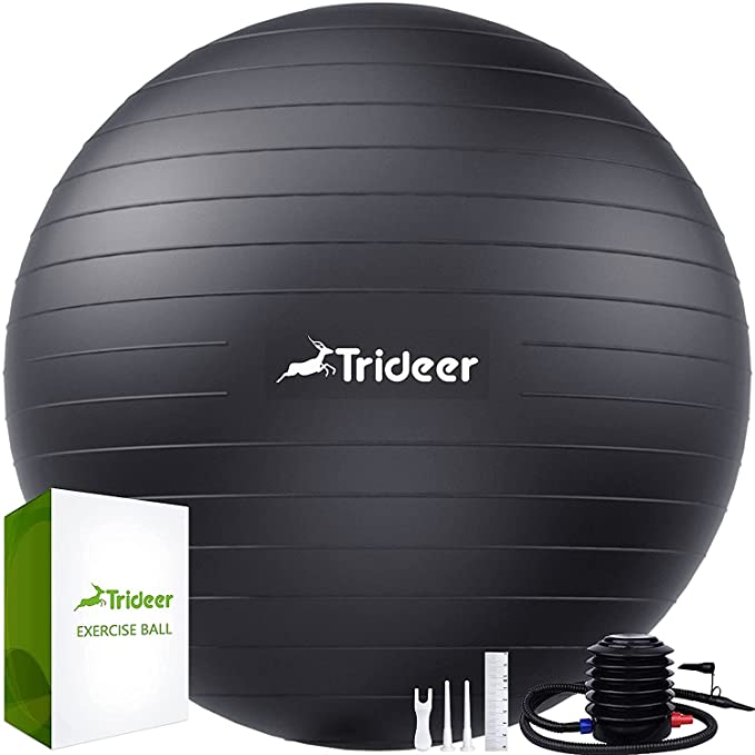 Trideer Heavy-Duty Quick-Pump Balance Ball
