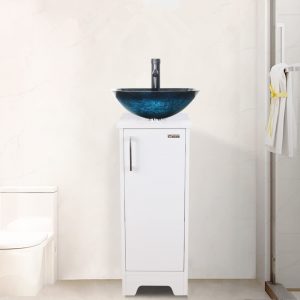 U-Eway Modern Waterproof Bathroom Vanity Combo, 13-Inch