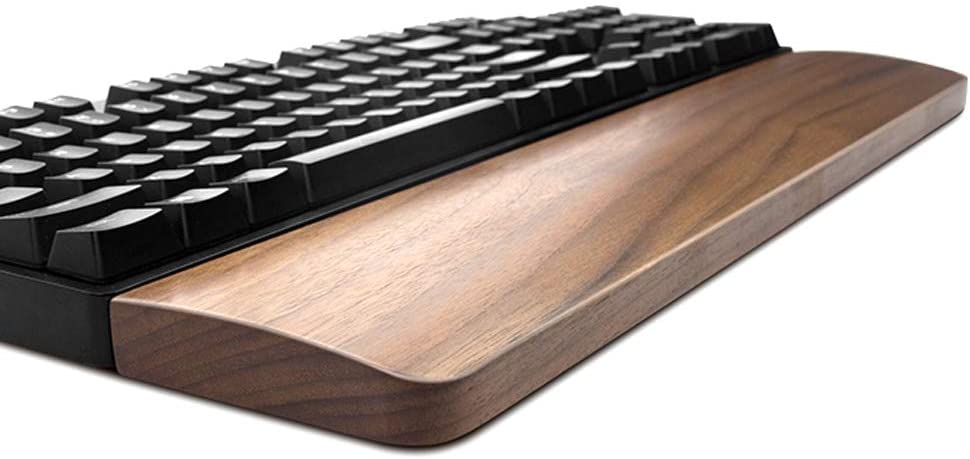 Vaydeer 87-Key Mechanical Keyboard Compatible Wooden Wrist Rest