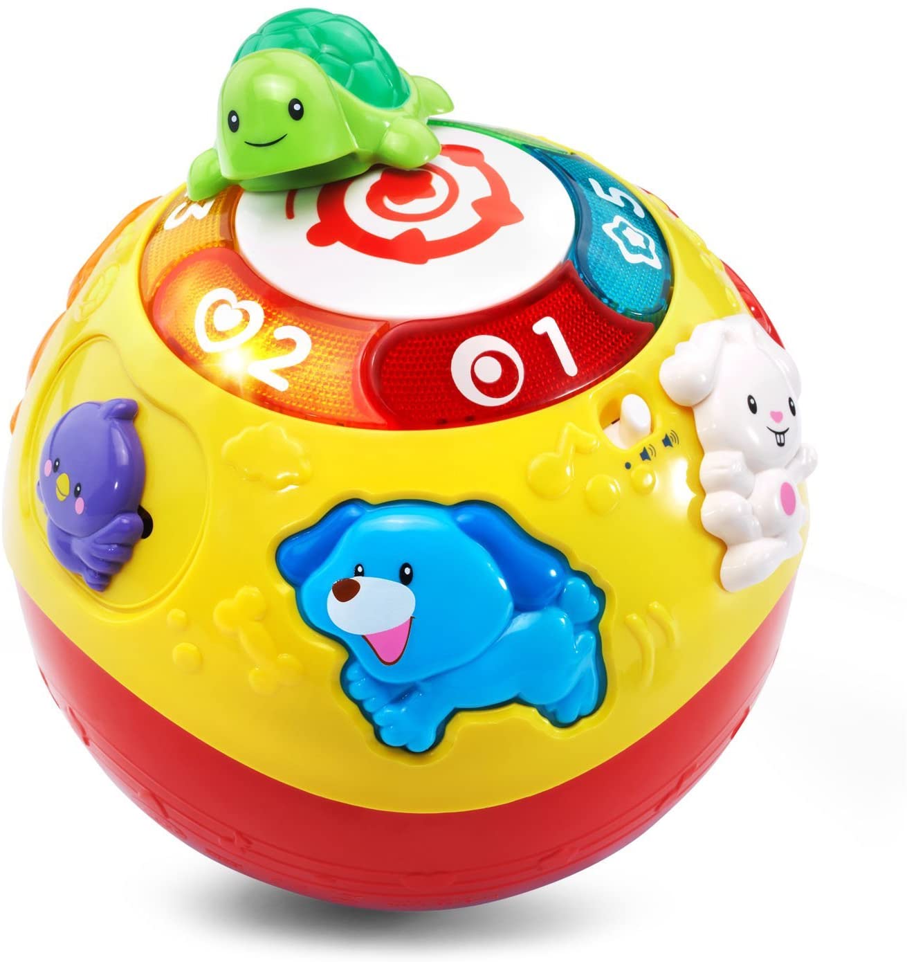 VTech Wiggle & Crawl Ball Animal Themed Infant Boy Toy