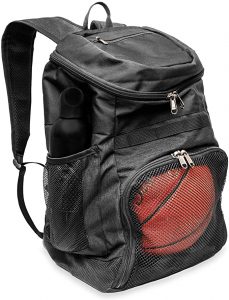 Xelfly Waterproof Ball Compartment Basketball Backpack Bag