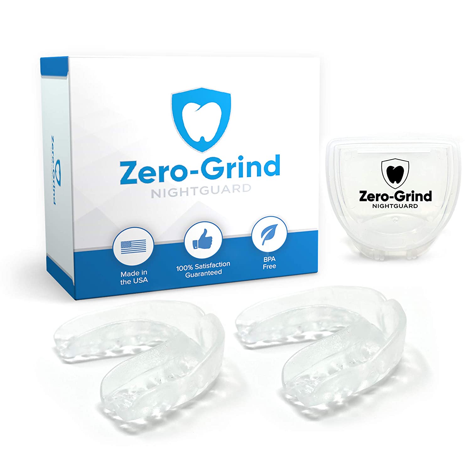 Zero-Grind Hydrophobic Fitting Material Night Guard For Teeth Grinding