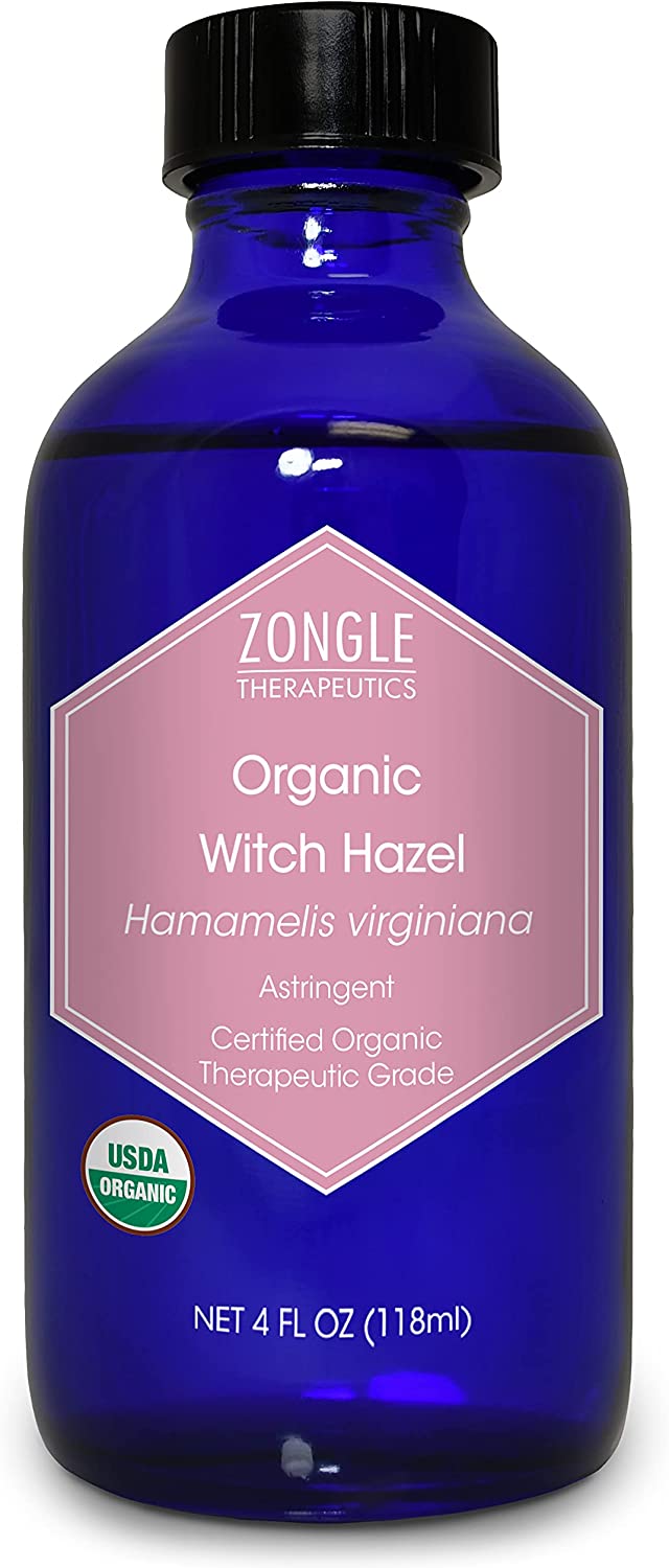 Zongle Therapeutics Astringent Organic Unscented Alcohol-Free Witch Hazel