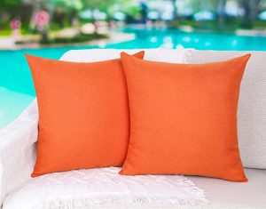 4TH Emotion Machine Washable Outdoor Pillow Set, 2-Pack