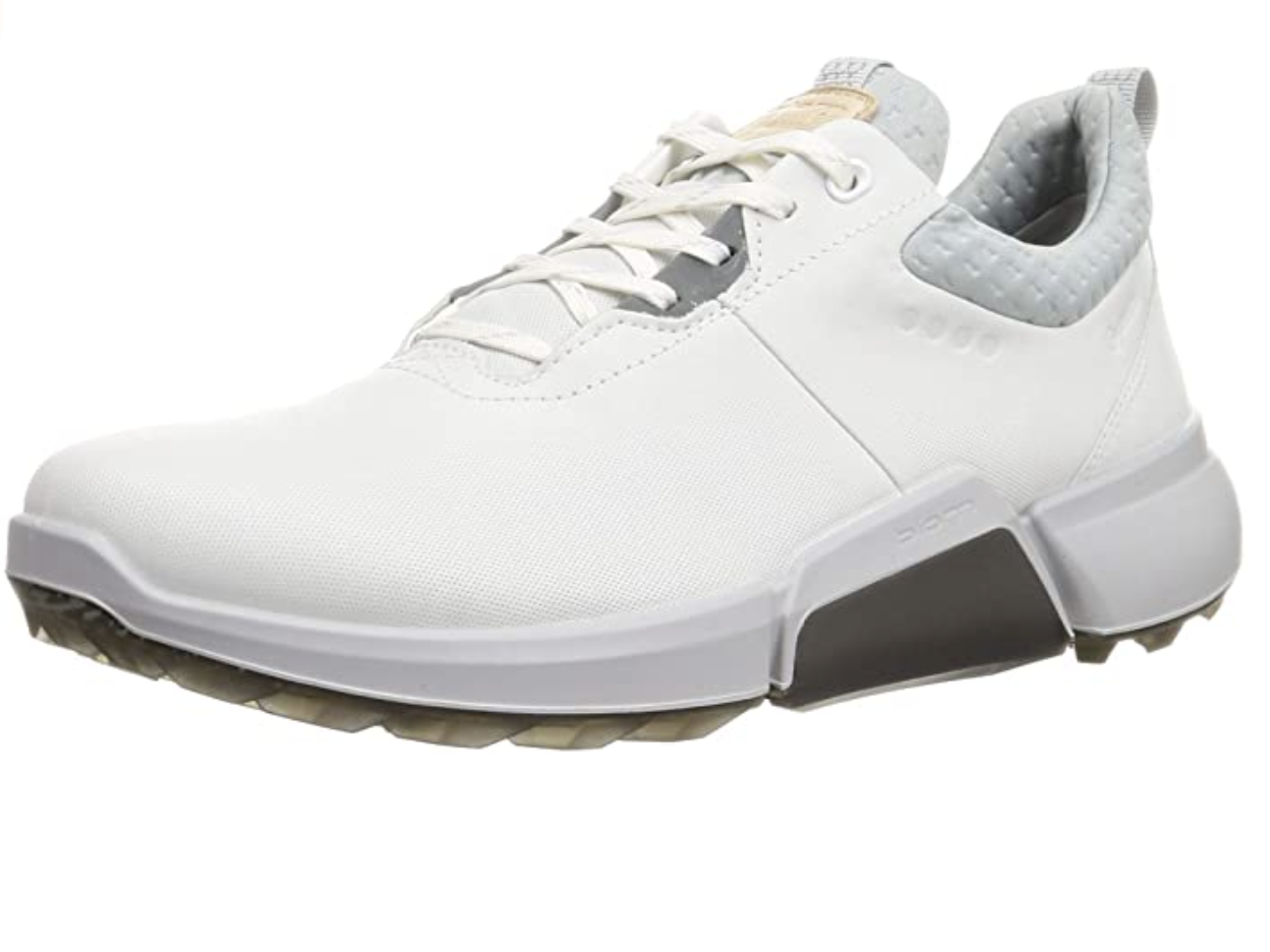 ECCO Leather-Soled Gripping Men’s Golf Shoes