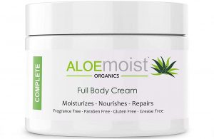 AloeMoist Organic Ingredients Full Body Moisturizing Cream