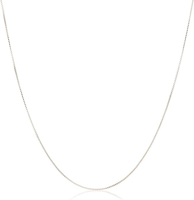 Amazon Collection Anti-Tarnish Thin Sterling Silver Necklace