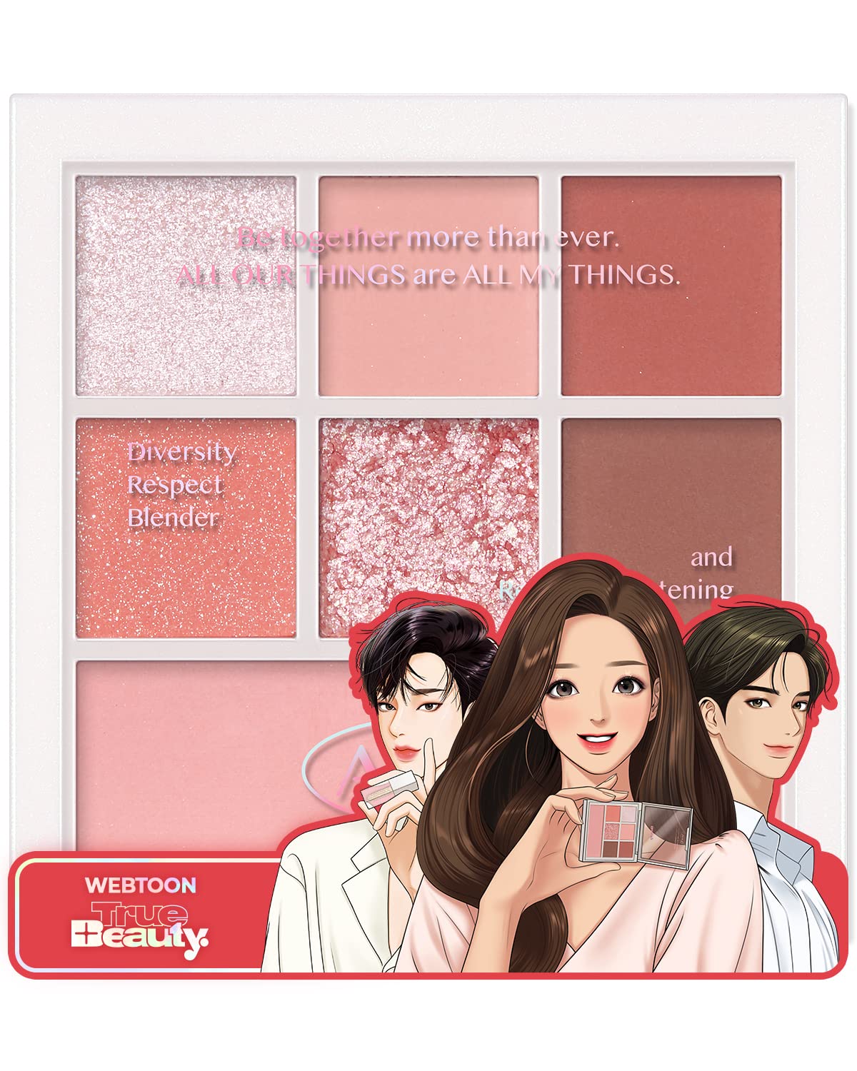 AMTS True Beauty Eyeshadow Palette Korean Makeup