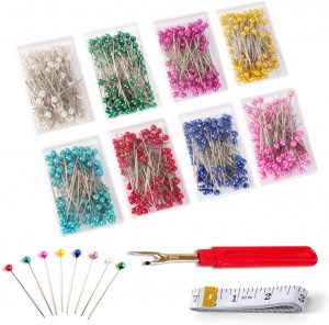 BBrand Plastic Faux Pearl Ball Head Pins For Sewing, 800-Count