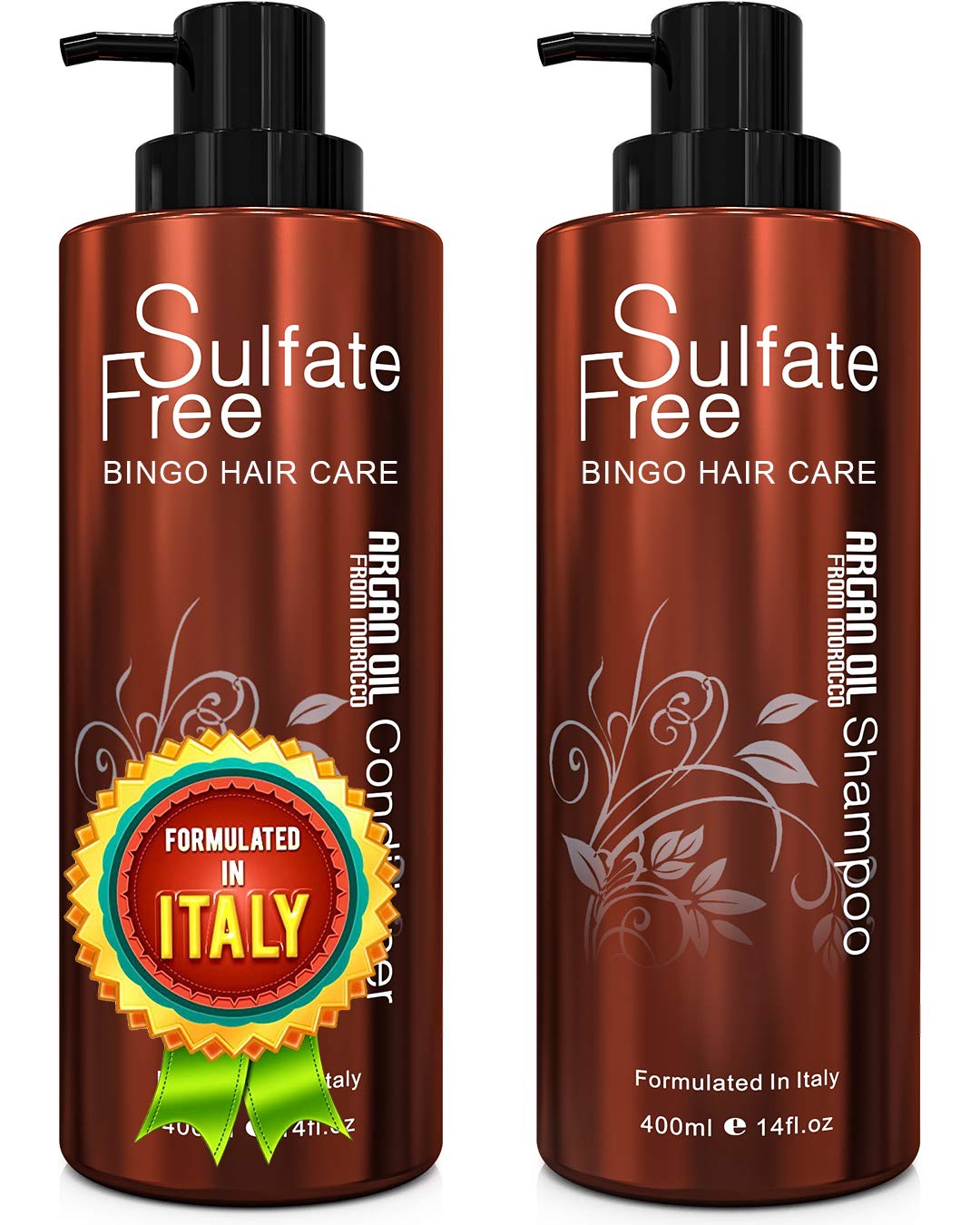 Konserveringsmiddel Vittig modul BINGO HAIR CARE Sulfate Free Argan Oil Shampoo & Conditioner